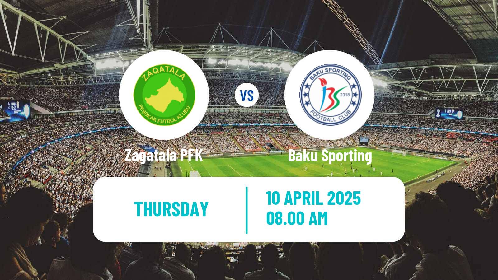 Soccer Azerbaijan First Division Zagatala - Baku Sporting
