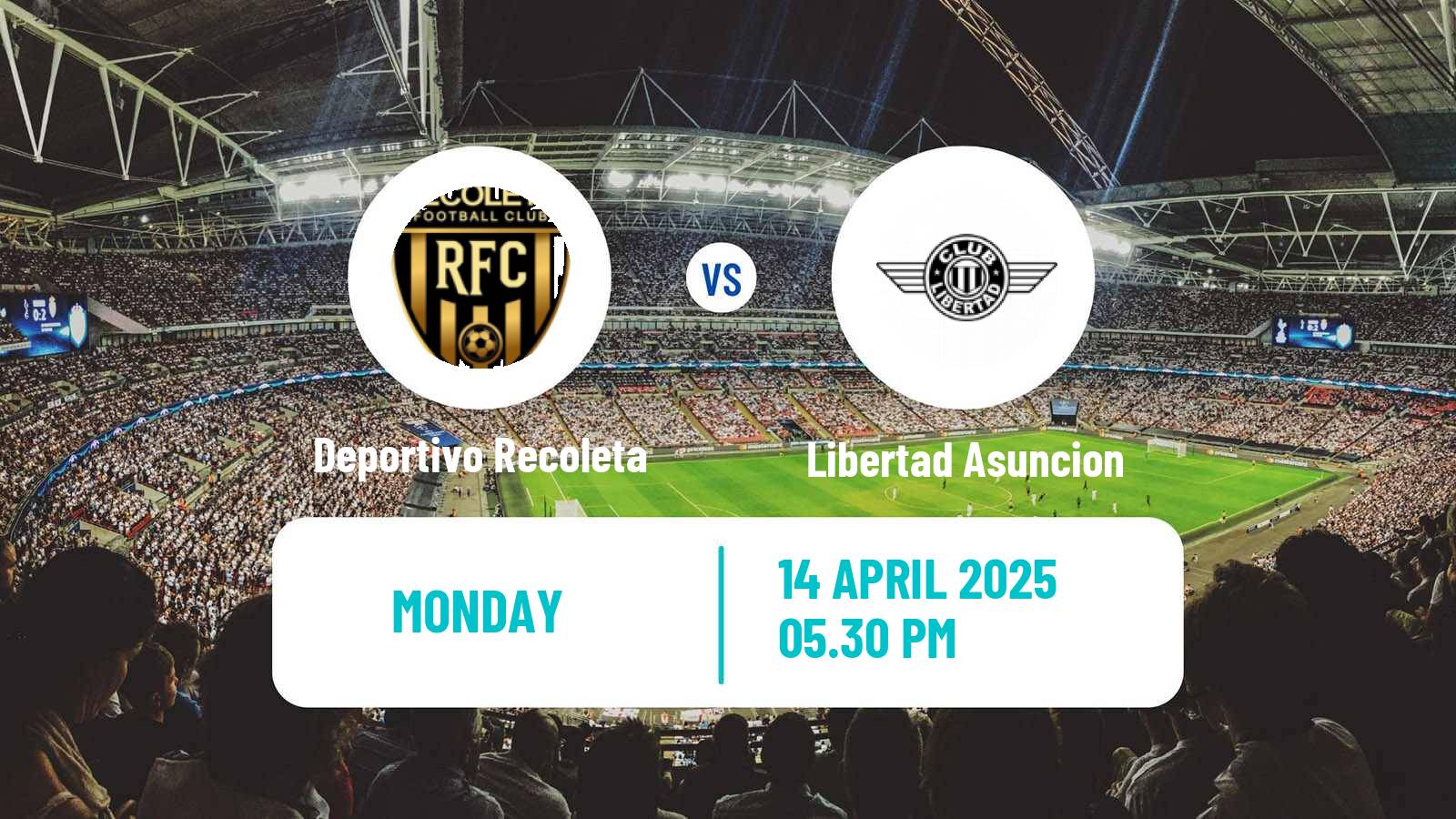 Soccer Paraguayan Primera Division Deportivo Recoleta - Libertad Asuncion