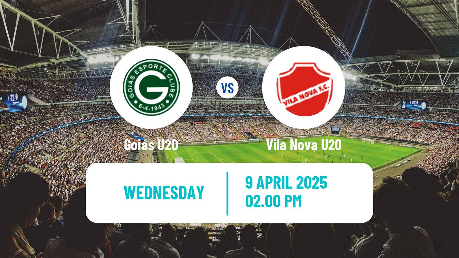 Soccer Brasileiro U20 B Goiás U20 - Vila Nova U20