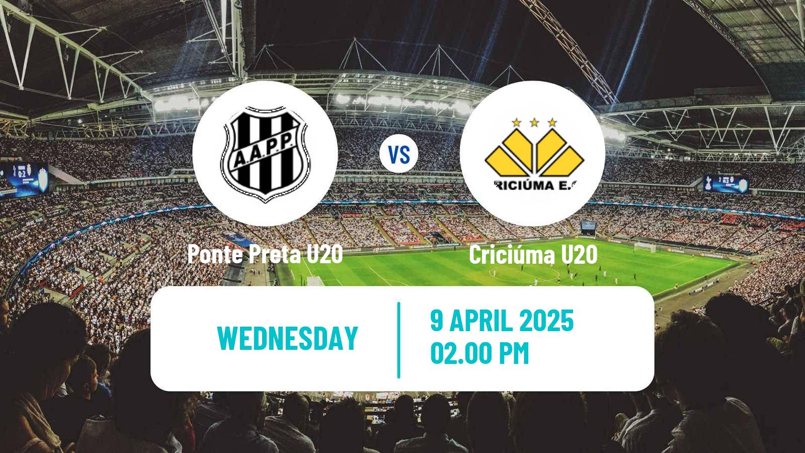 Soccer Brasileiro U20 B Ponte Preta U20 - Criciúma U20