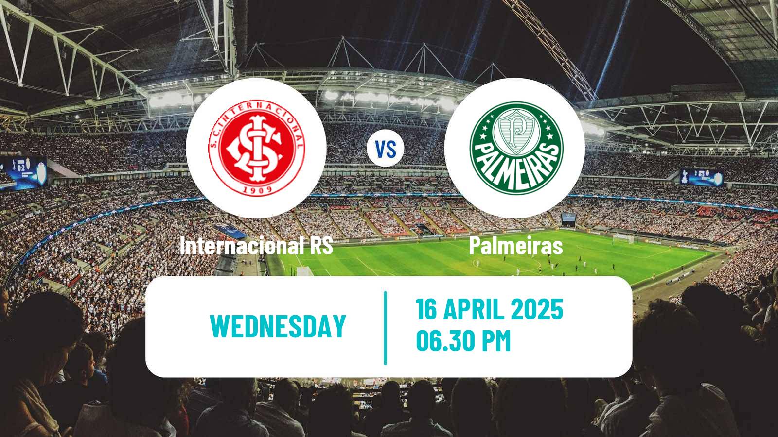 Soccer Brazilian Serie A Internacional RS - Palmeiras