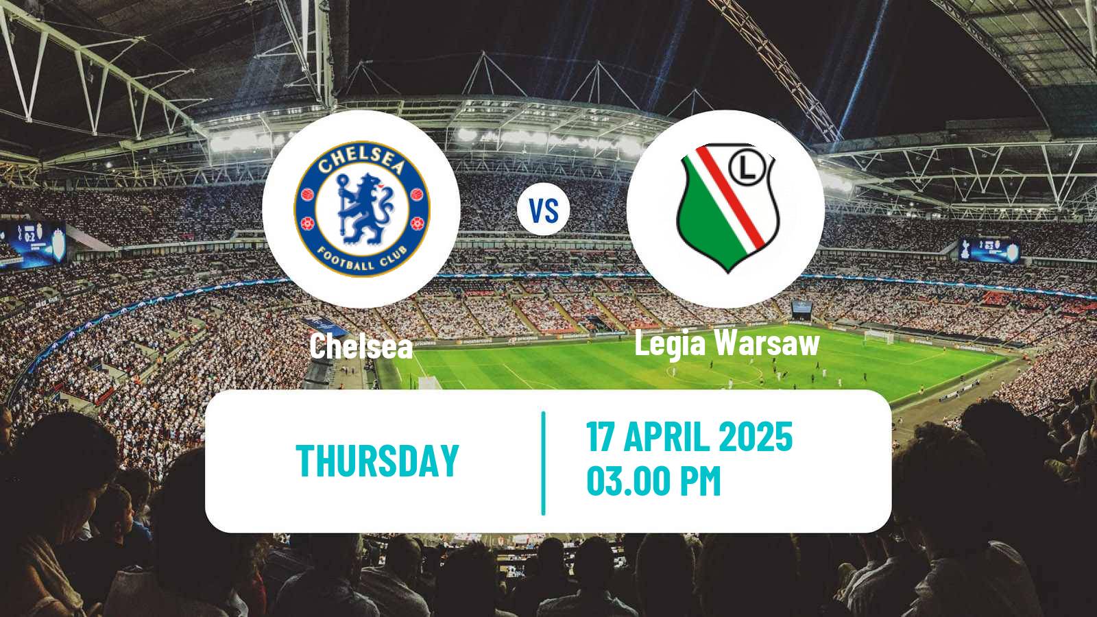 Soccer UEFA Europa Conference League Chelsea - Legia Warsaw