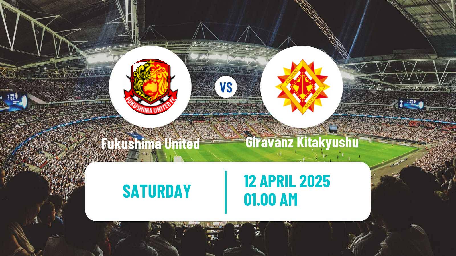 Soccer Japan J3 League Fukushima United - Giravanz Kitakyushu