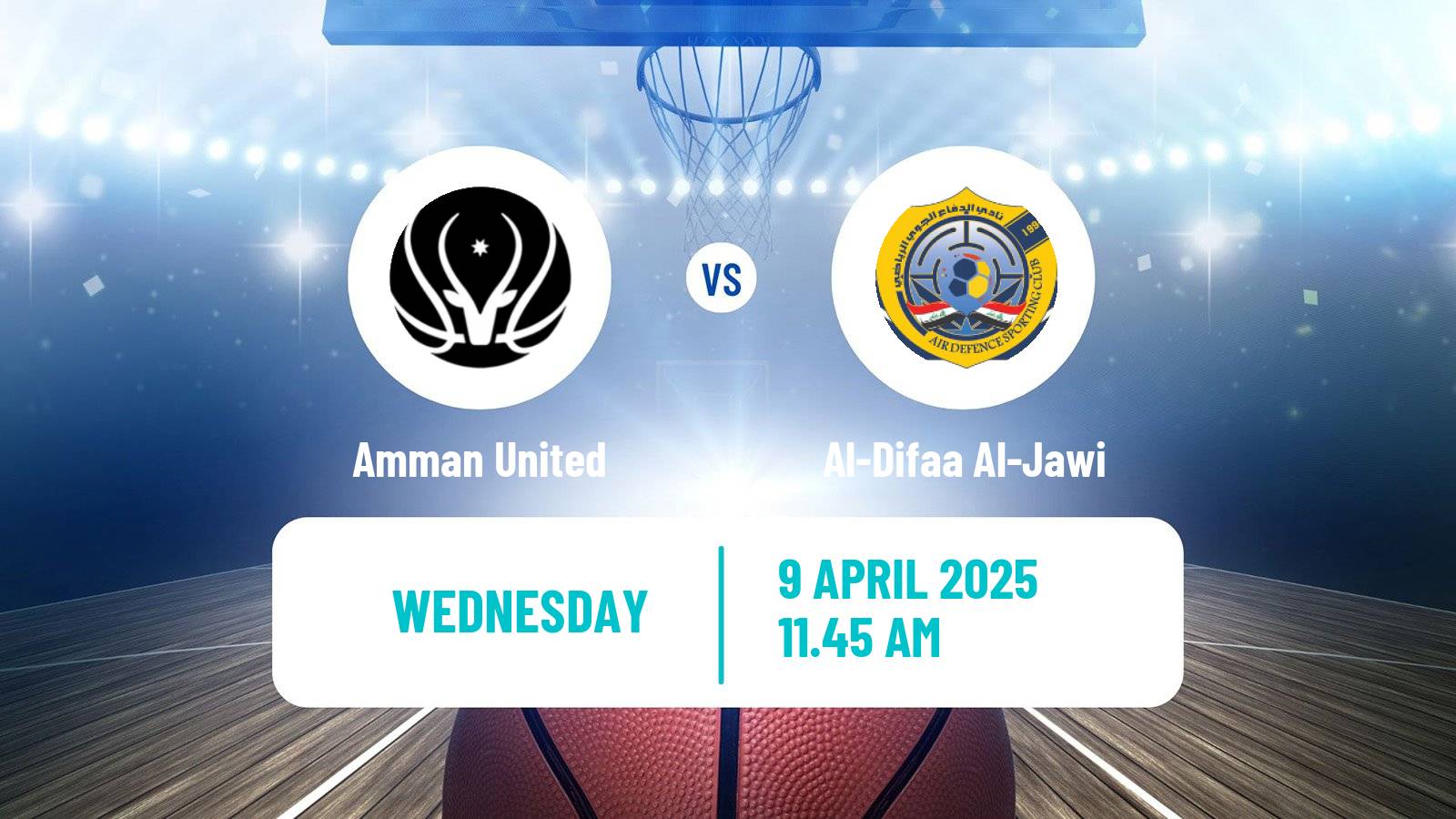 Basketball WASL Basketball Amman United - Al-Difaa Al-Jawi