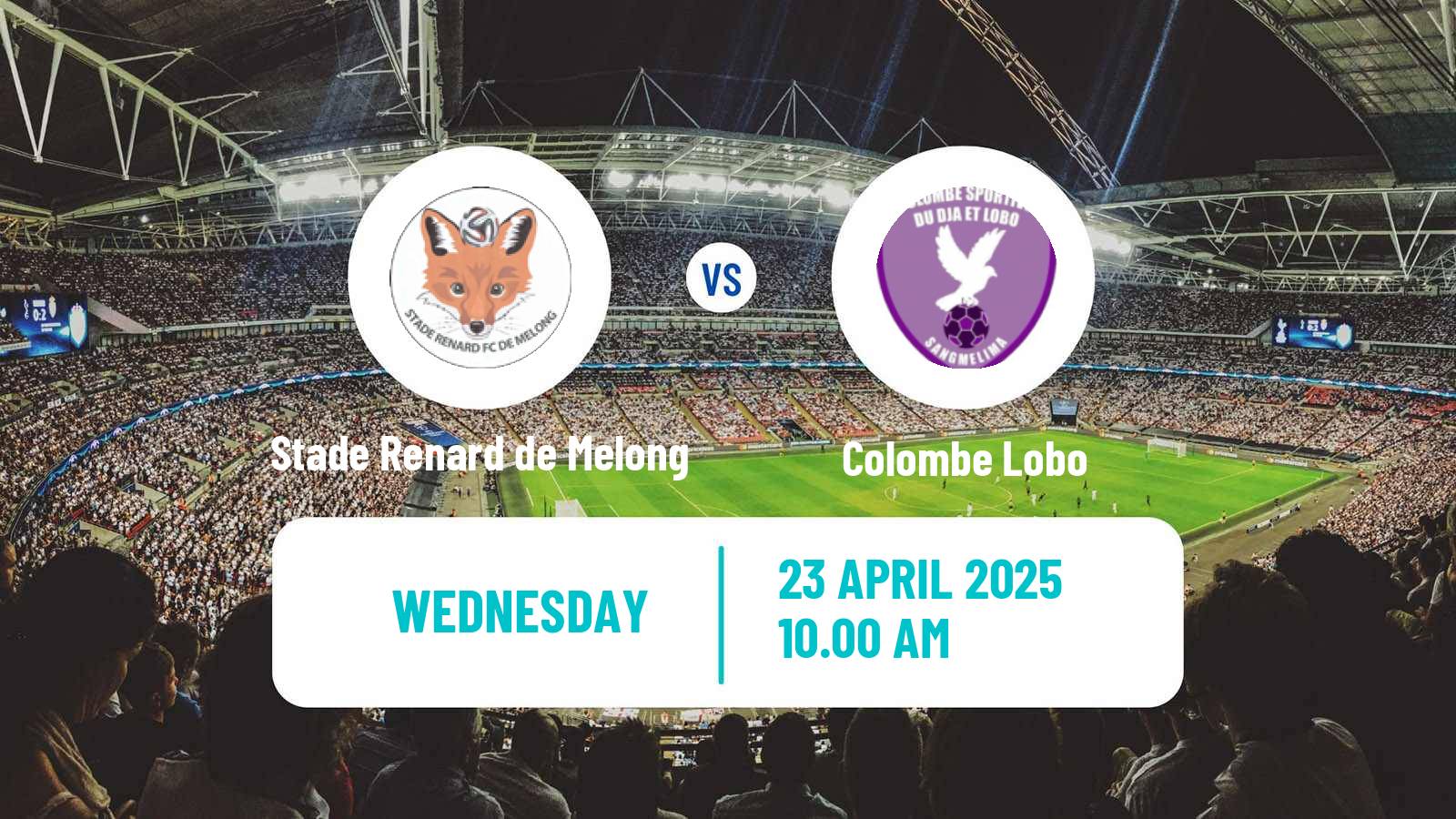 Soccer Cameroon Elite One Stade Renard de Melong - Colombe Lobo
