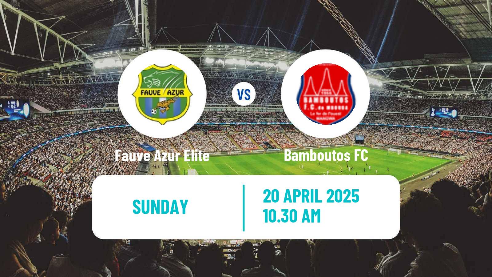 Football Cameroon Elite One Fauve Azur Elite - Bamboutos