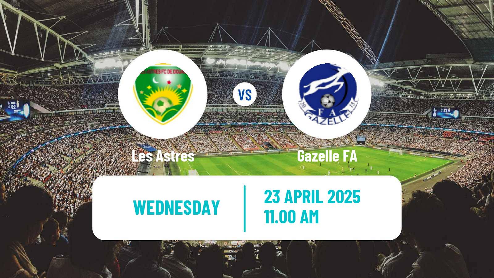 Soccer Cameroon Elite One Les Astres - Gazelle
