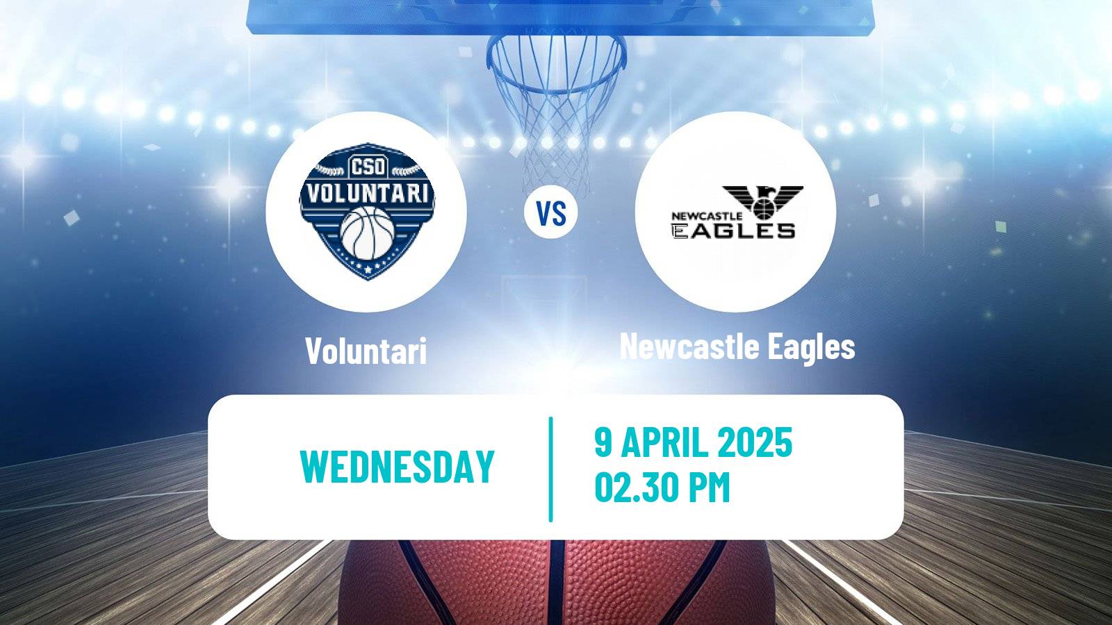 Basketball ENBL Voluntari - Newcastle Eagles