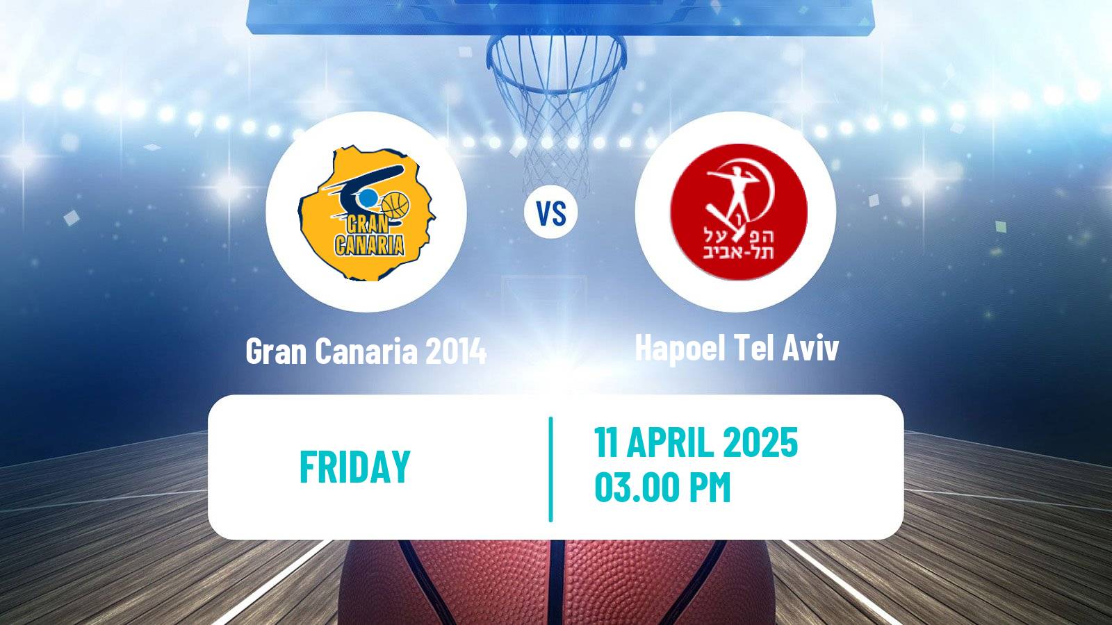 Basketball Eurocup Gran Canaria 2014 - Hapoel Tel Aviv