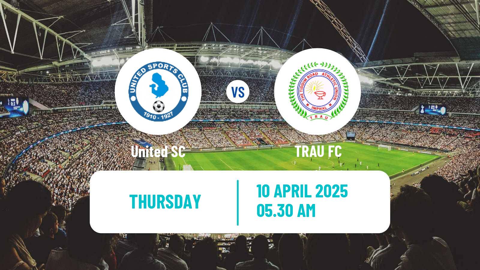 Soccer Indian I-League 2 United SC - TRAU