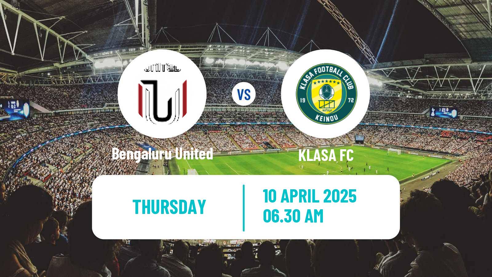 Soccer Indian I-League 2 Bengaluru United - KLASA