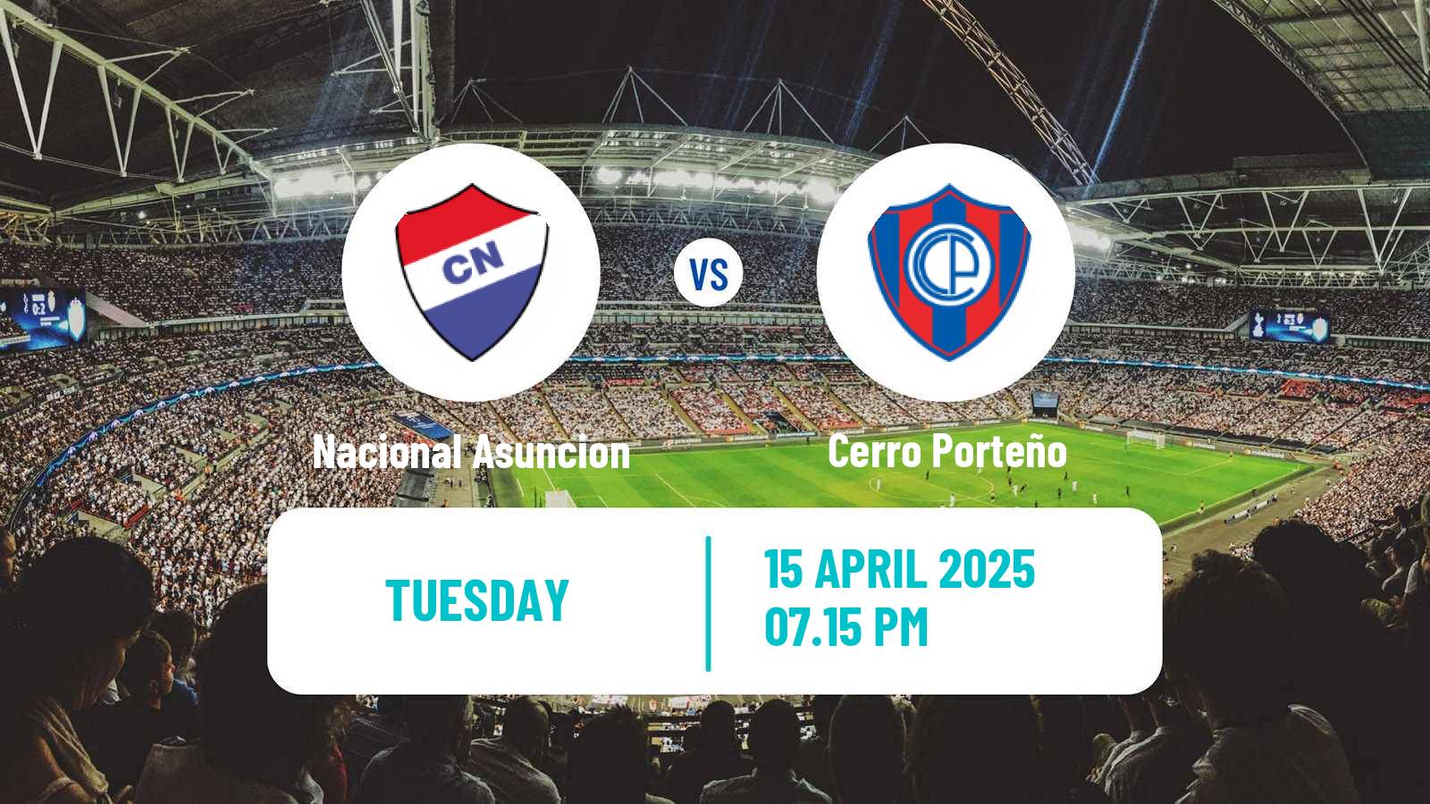 Soccer Paraguayan Primera Division Nacional Asuncion - Cerro Porteño