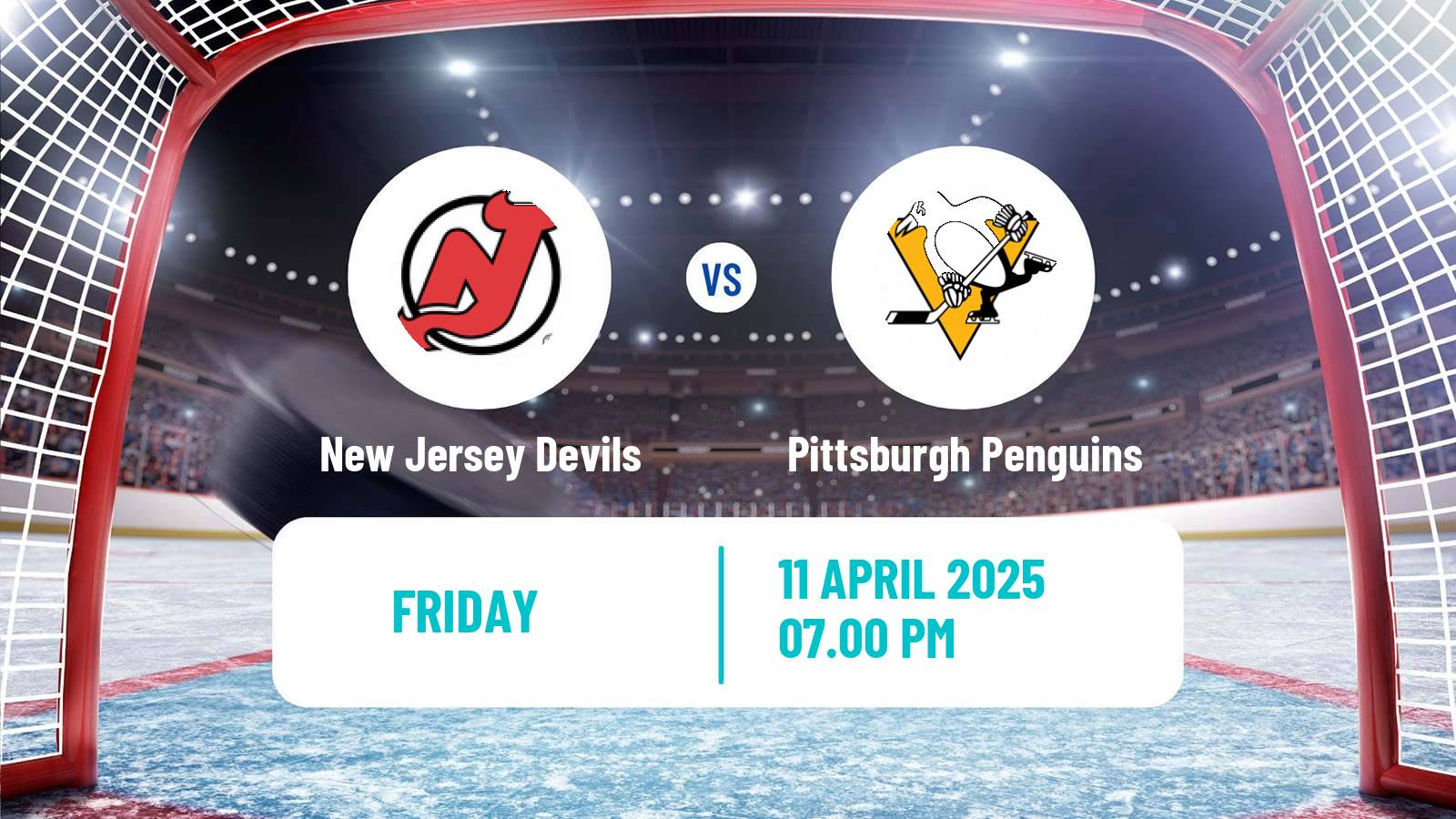 Hockey NHL New Jersey Devils - Pittsburgh Penguins