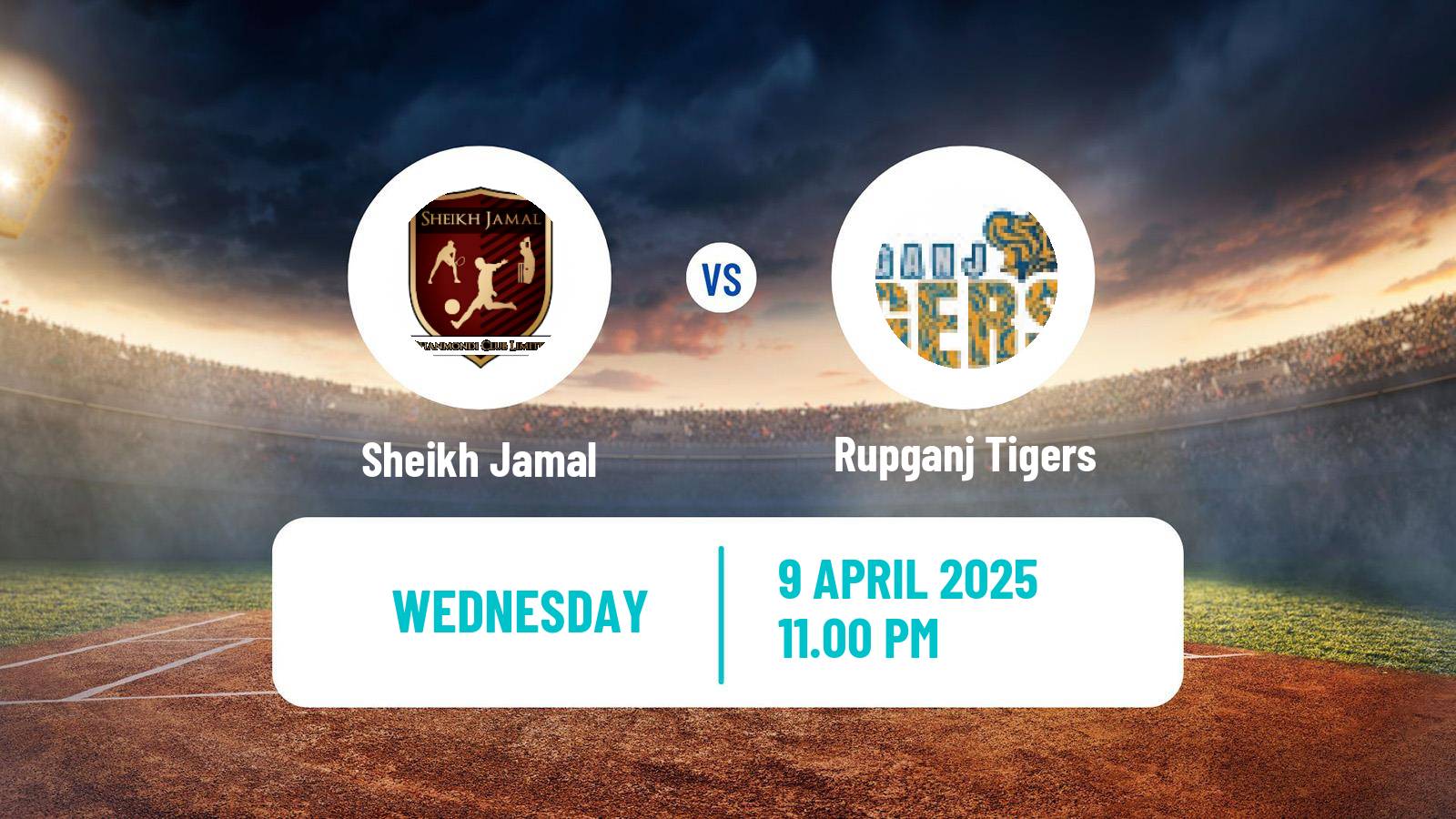 Cricket Bangladesh Dhaka Premier League Sheikh Jamal - Rupganj Tigers