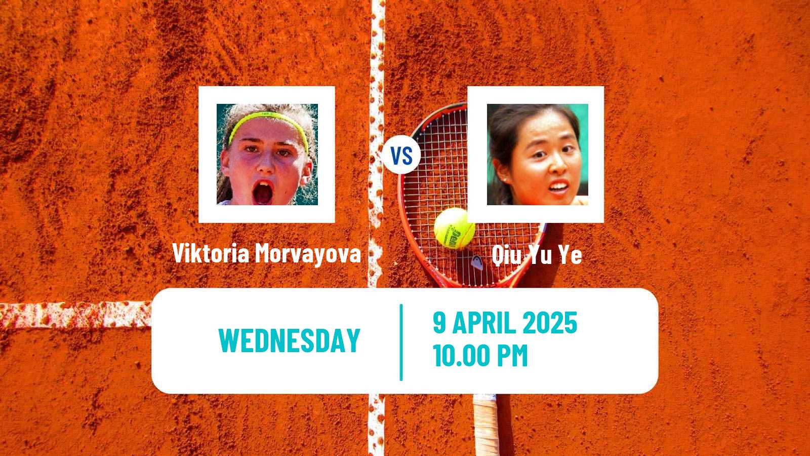 Tennis ITF W15 Wuning Women Viktoria Morvayova - Qiu Yu Ye