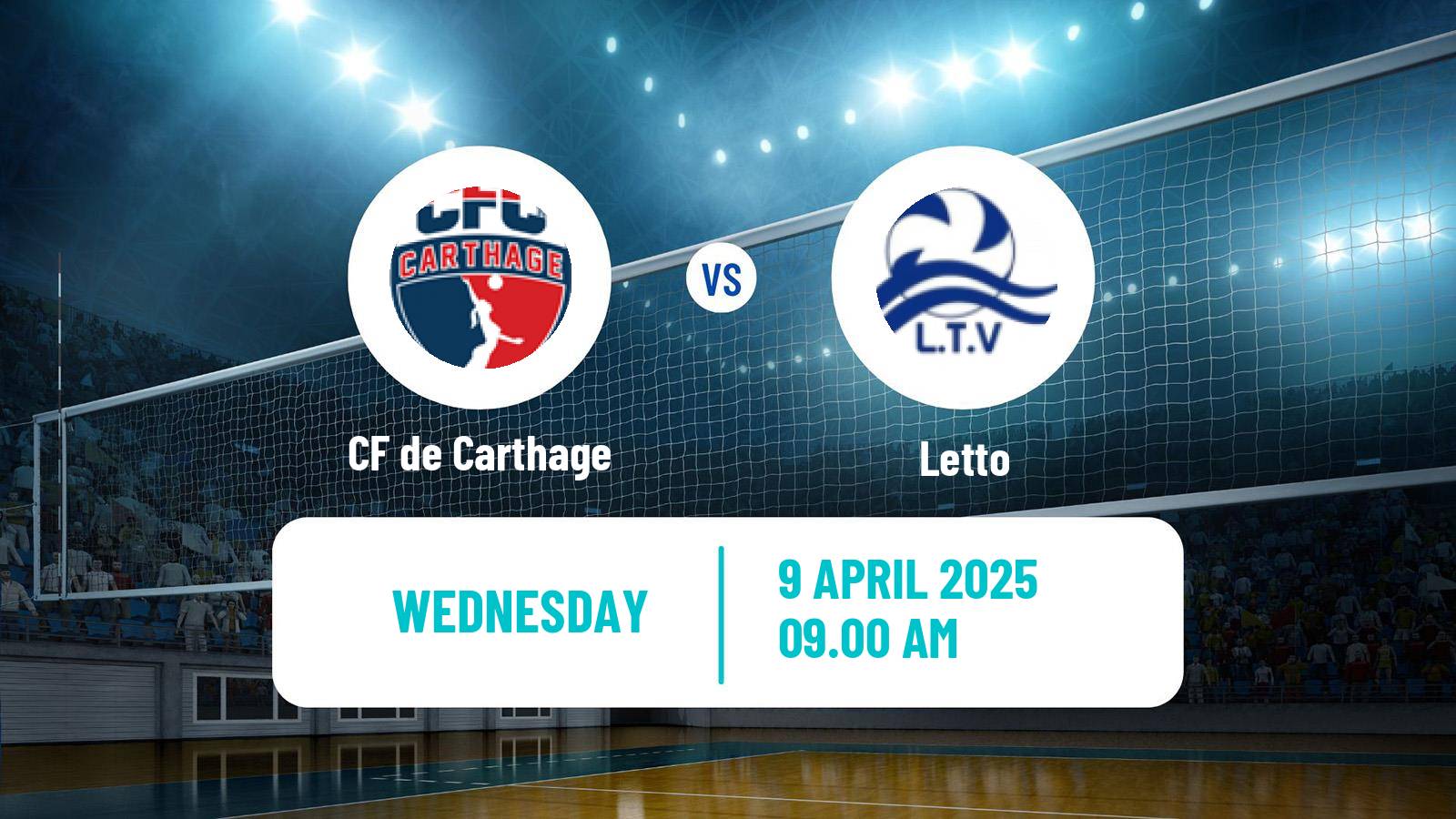 Volleyball African Club Championship Volleyball Women CF de Carthage - Letto