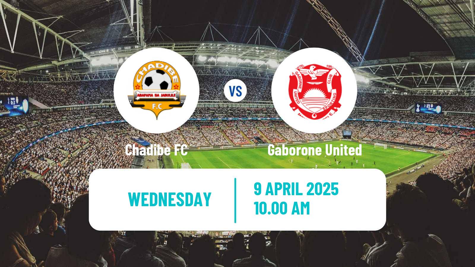Soccer Botswana Premier League Chadibe - Gaborone United