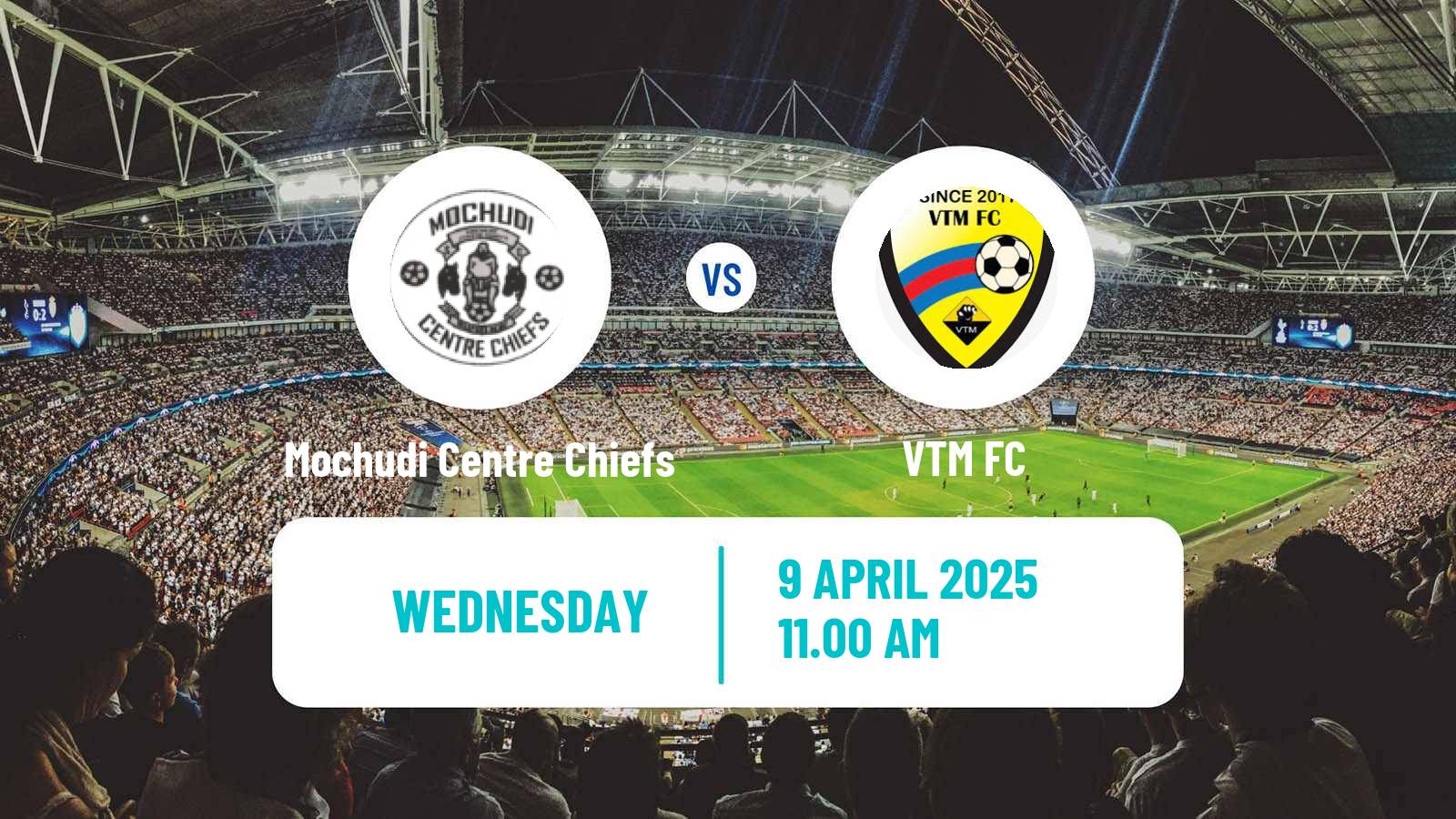 Soccer Botswana Premier League Mochudi Centre Chiefs - VTM