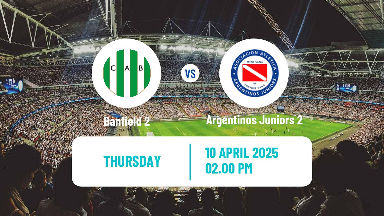 Soccer Argentinian Reserve League Banfield 2 - Argentinos Juniors 2