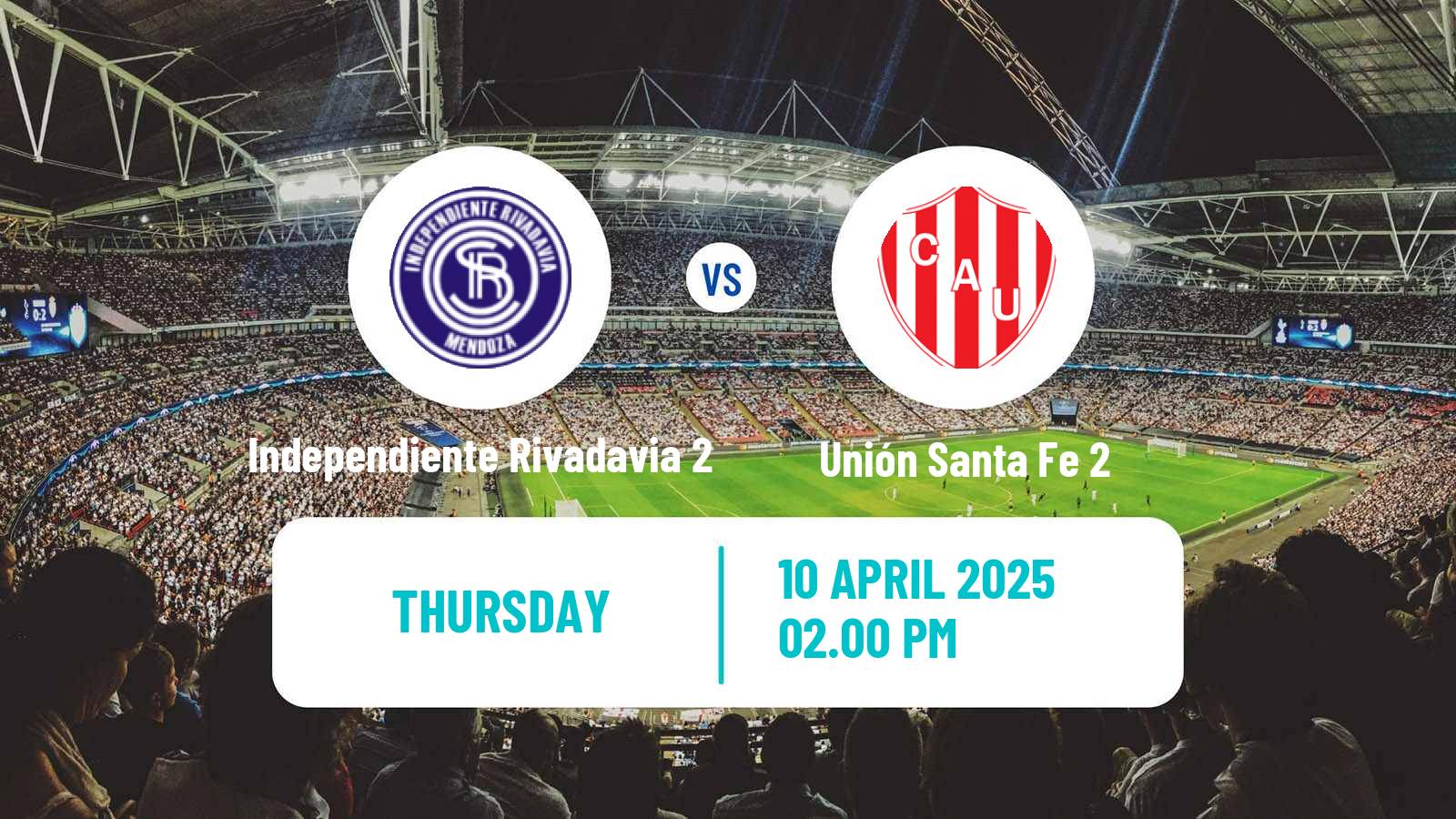 Soccer Argentinian Reserve League Independiente Rivadavia 2 - Unión Santa Fe 2