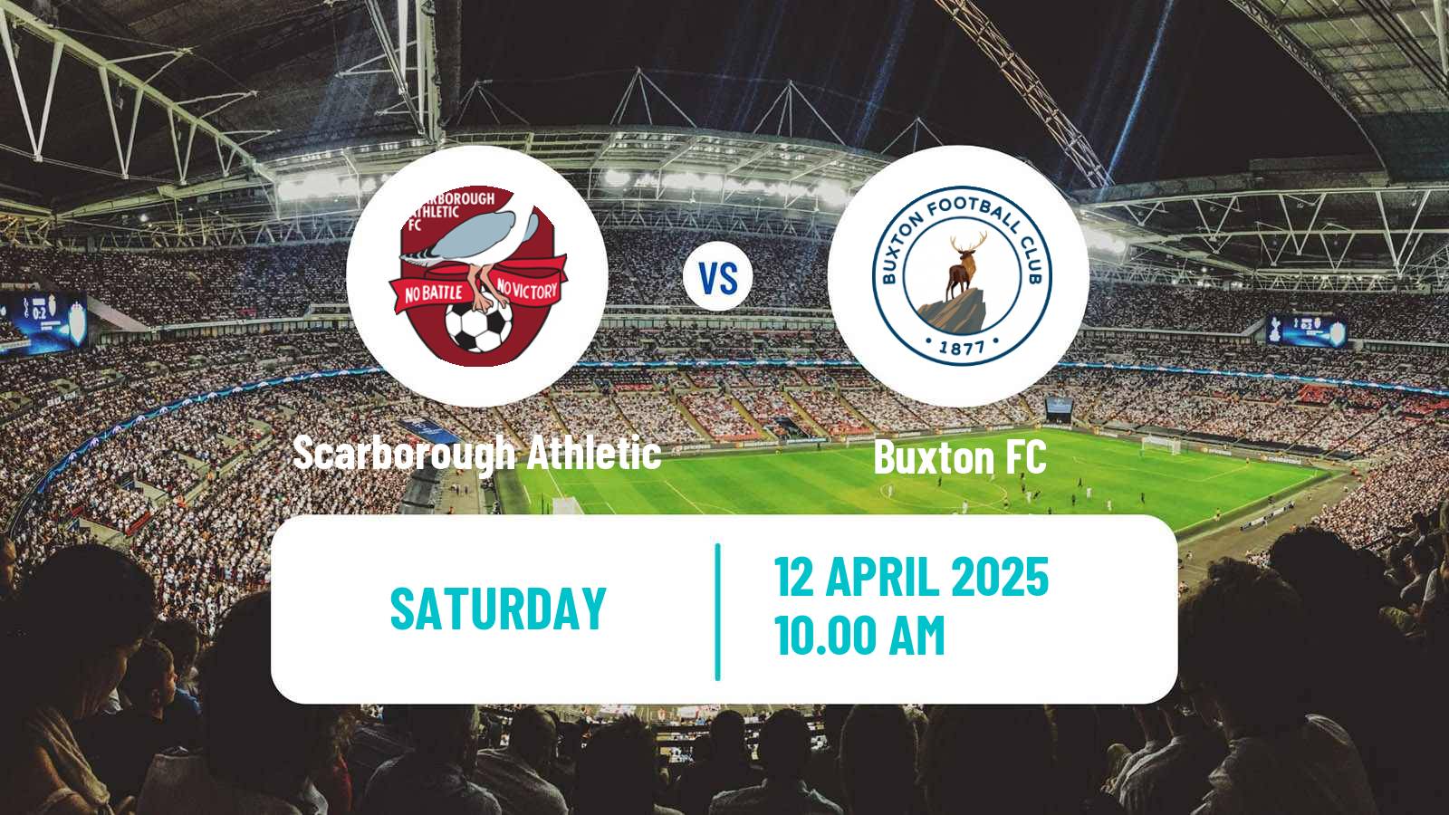 Football English National League North Scarborough Athletic - Buxton