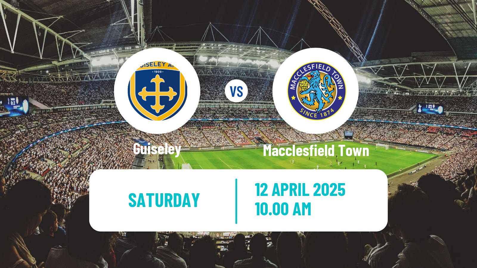 Soccer English NPL Premier Division Guiseley - Macclesfield Town