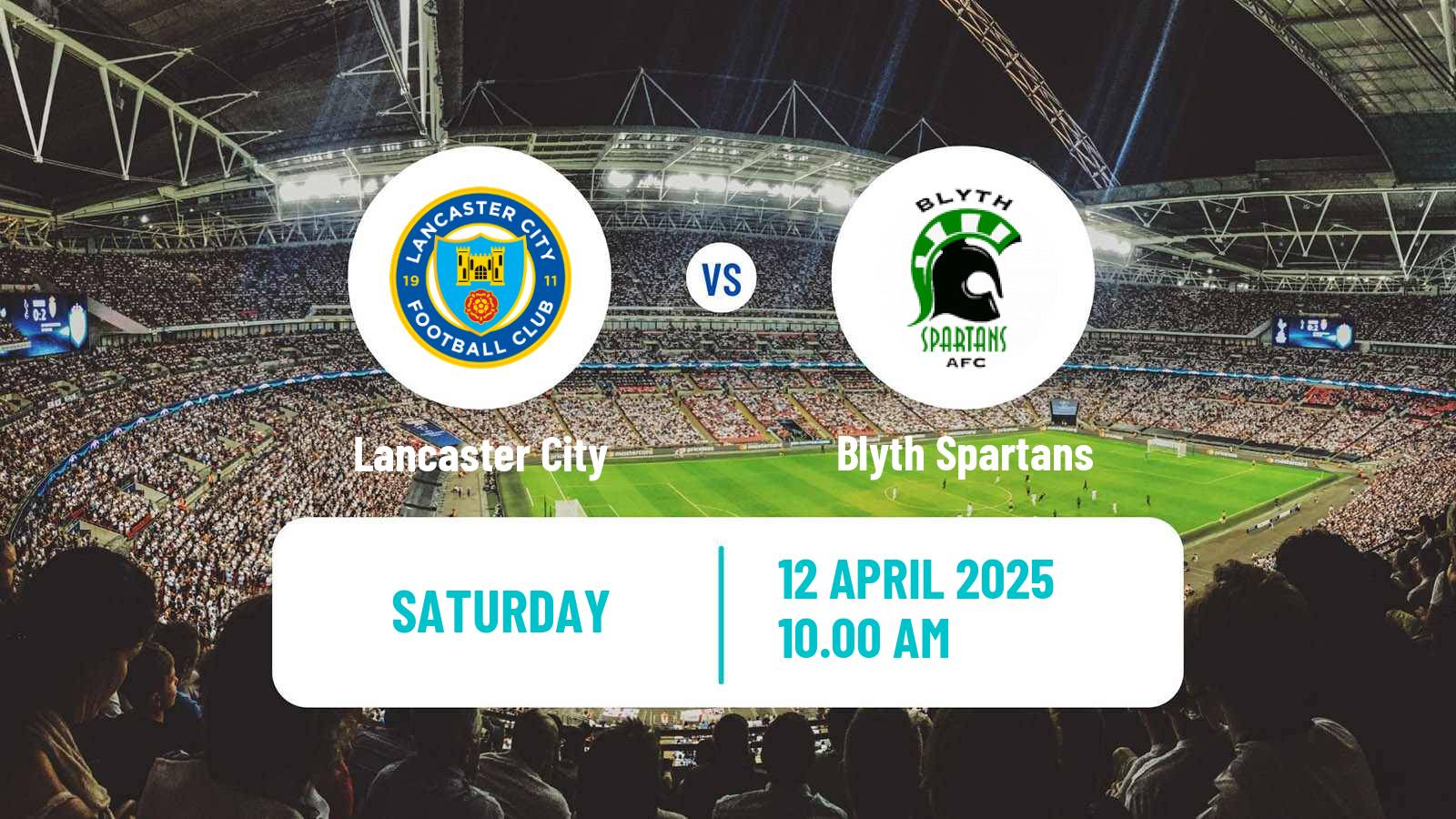Soccer English NPL Premier Division Lancaster City - Blyth Spartans