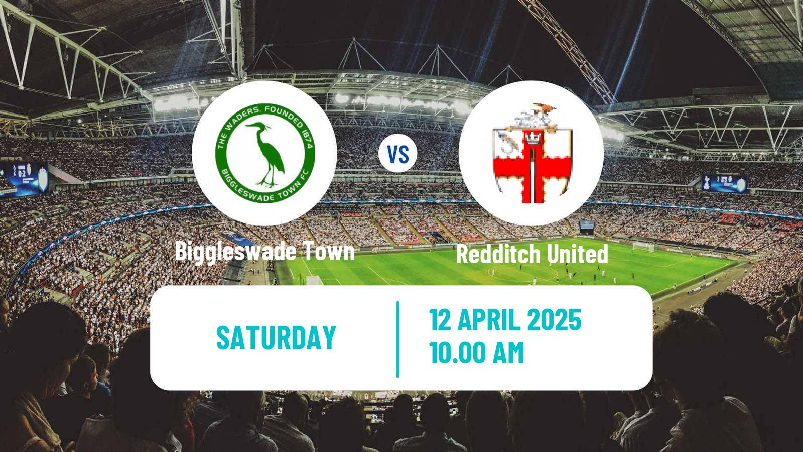 Soccer English Southern League Central Division Biggleswade Town - Redditch United