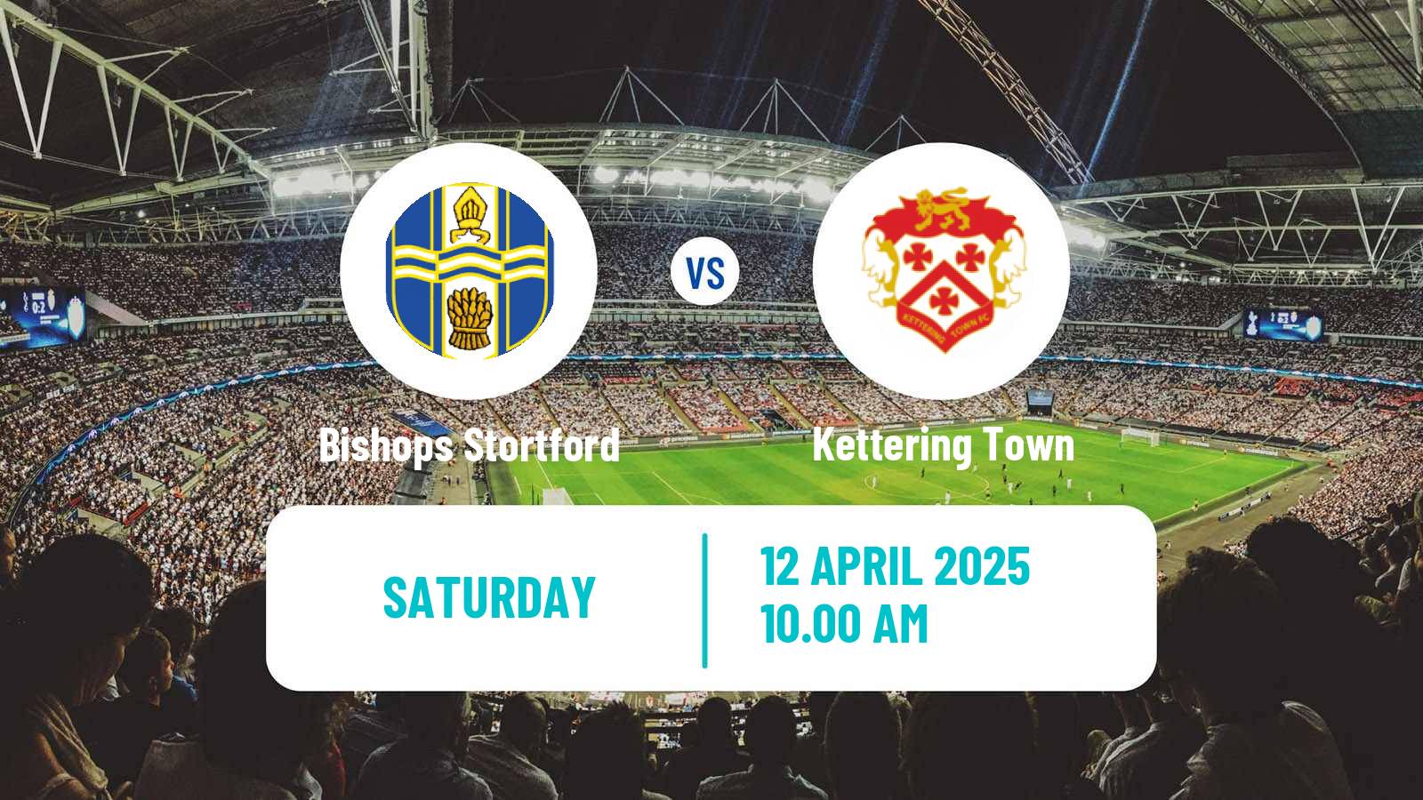 Soccer English Southern League Central Division Bishops Stortford - Kettering Town