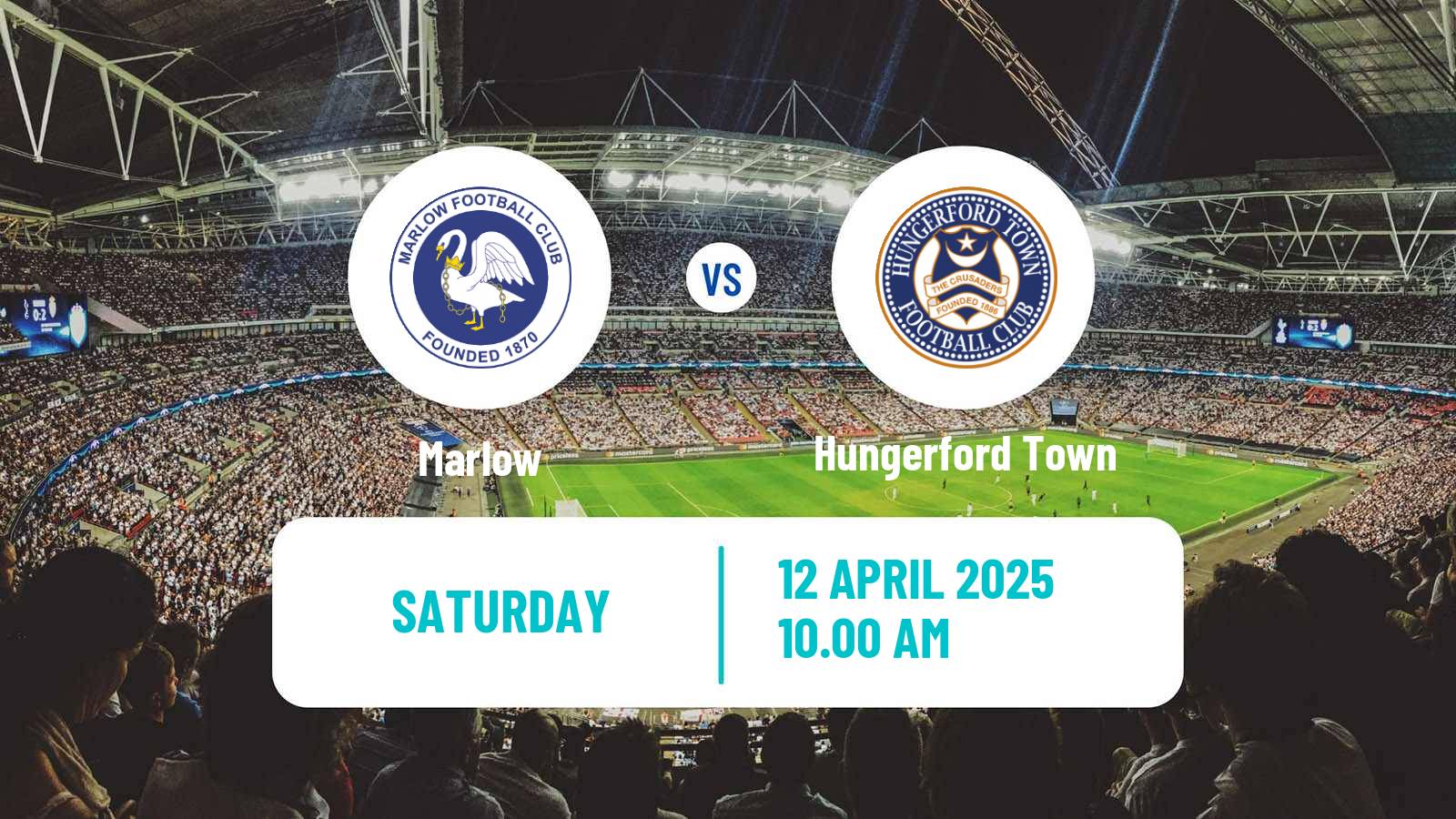 Soccer English Southern League South Division Marlow - Hungerford Town