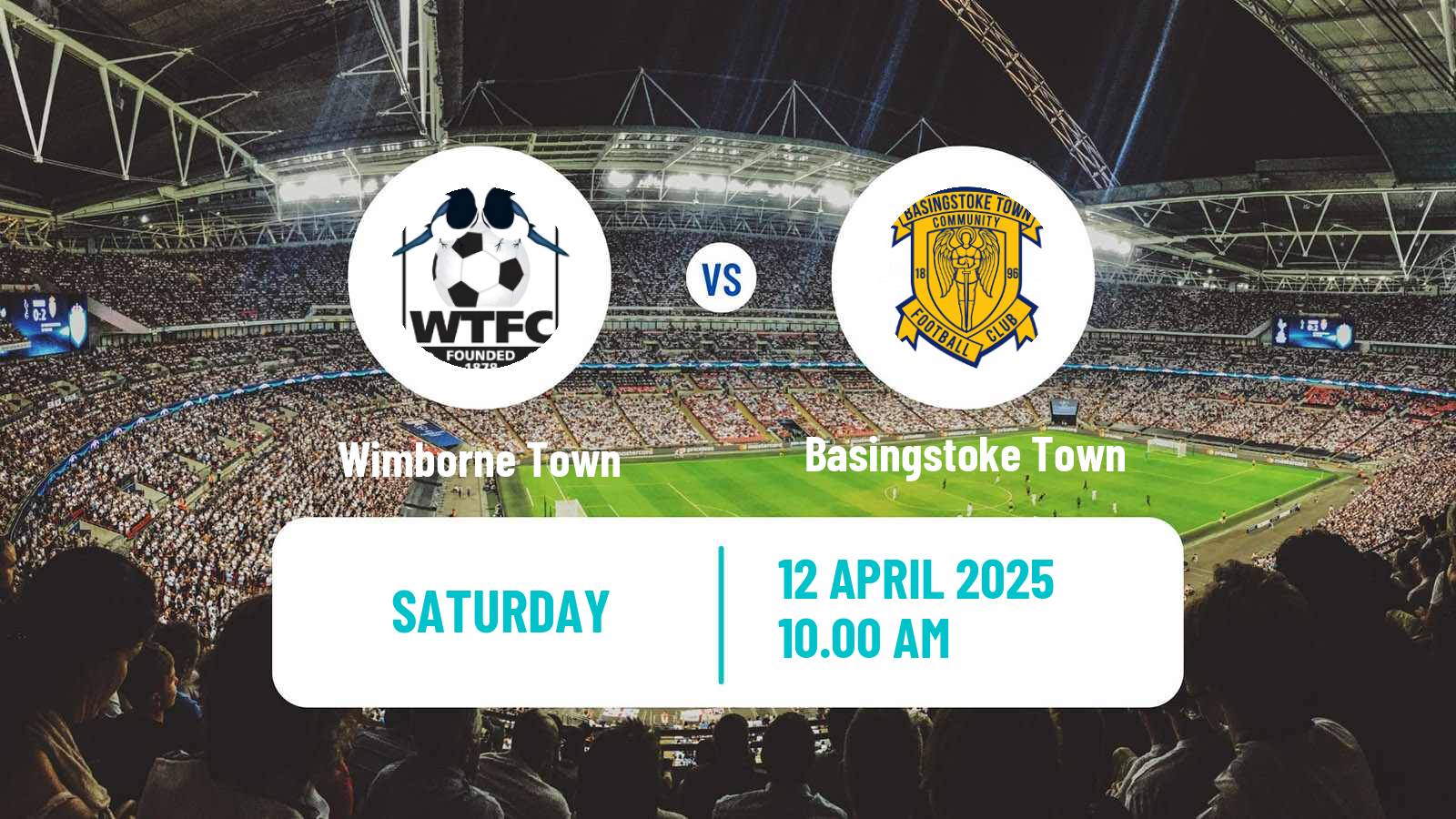 Soccer English Southern League South Division Wimborne Town - Basingstoke Town