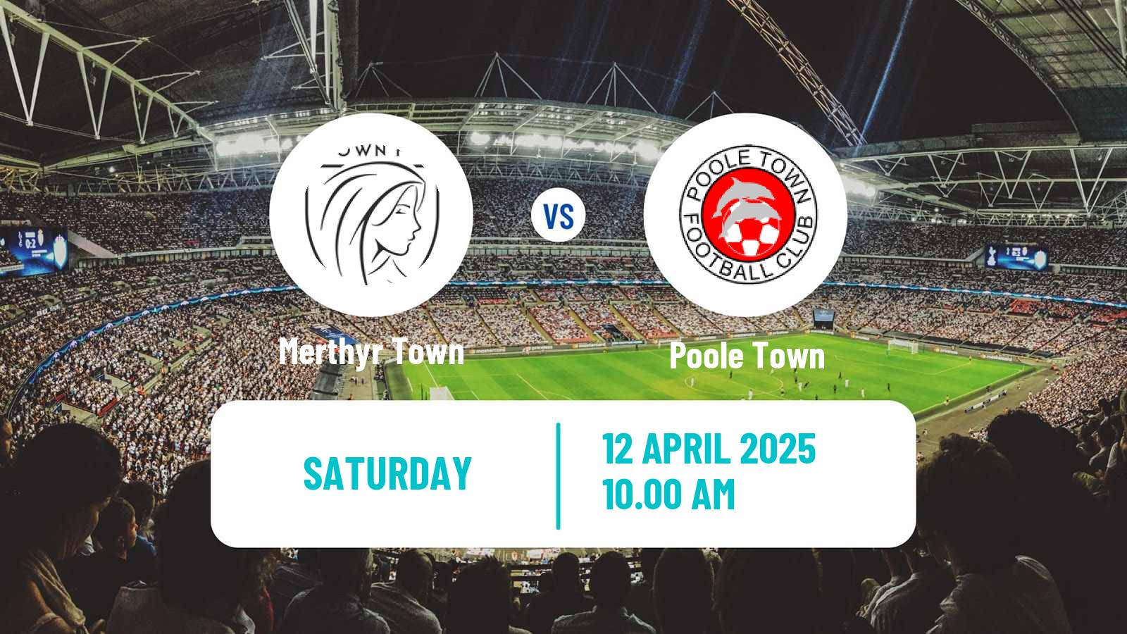 Soccer English Southern League South Division Merthyr Town - Poole Town