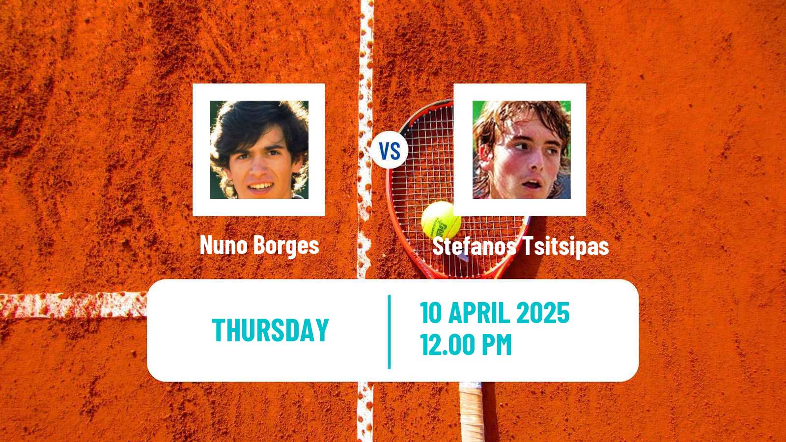 Tennis ATP Monte Carlo Nuno Borges - Stefanos Tsitsipas