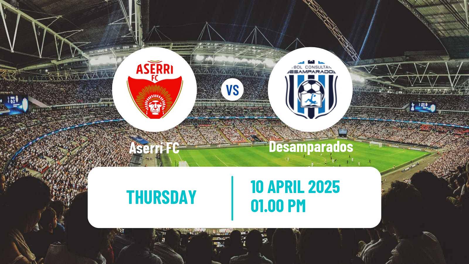 Soccer Costa Rican Liga de Ascenso Aserrí - Desamparados