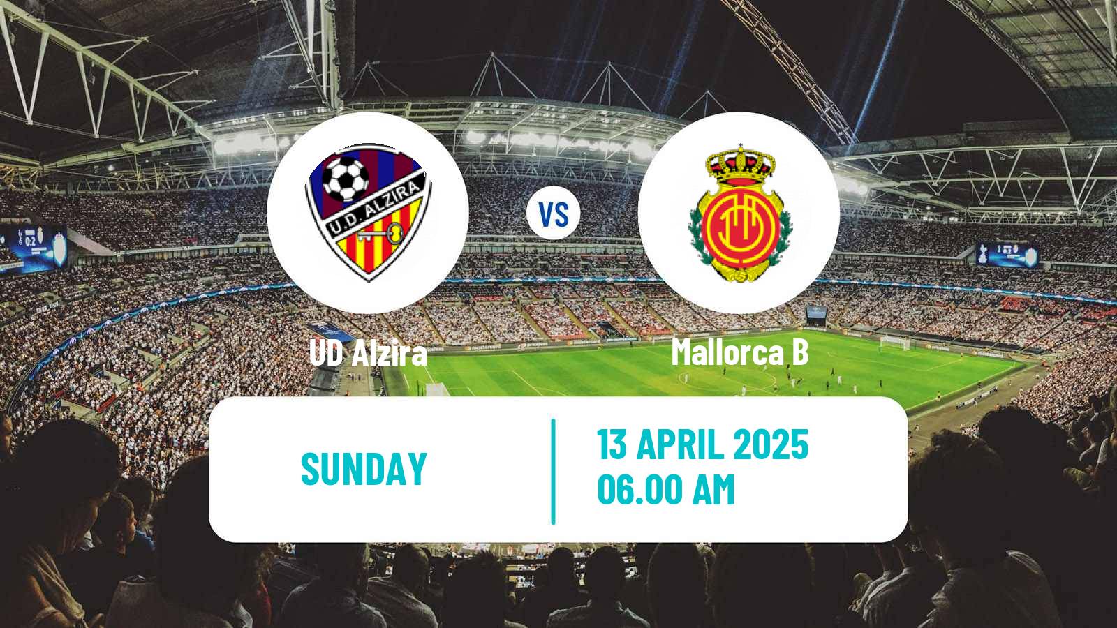 Soccer Spanish Segunda RFEF - Group 3 Alzira - Mallorca B
