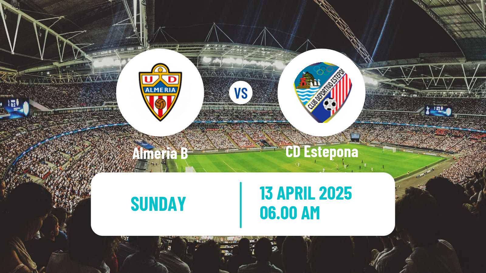 Soccer Spanish Segunda RFEF - Group 4 Almeria B - Estepona