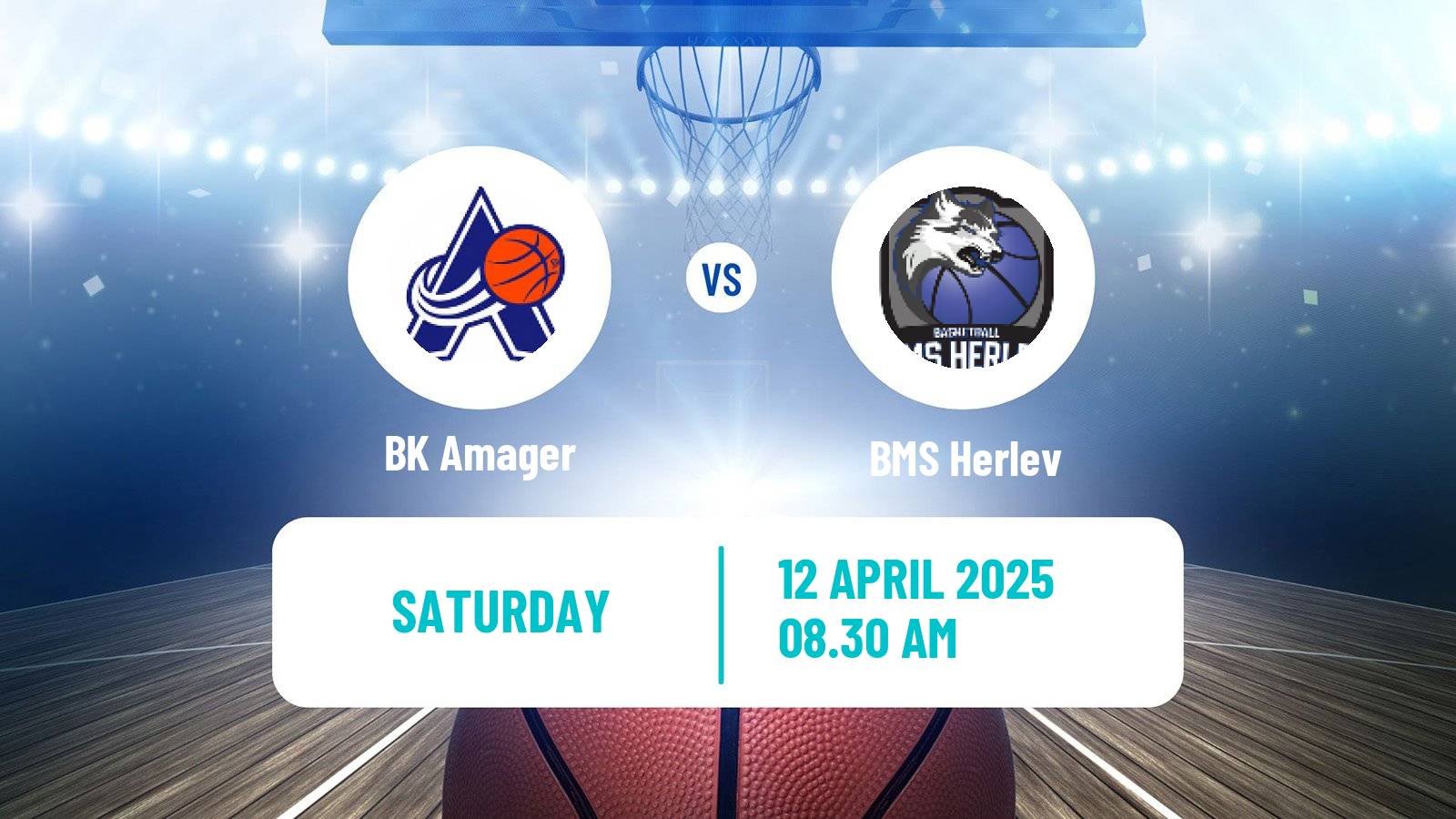 Basketball Danish Basketligaen Amager - BMS Herlev