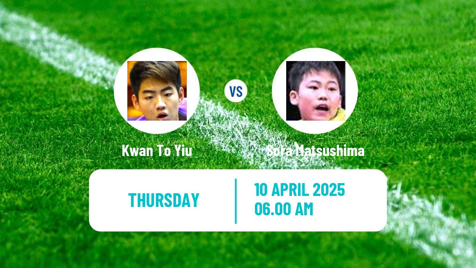 Table tennis Wtt Contender Taiyuan Men Kwan To Yiu - Sora Matsushima