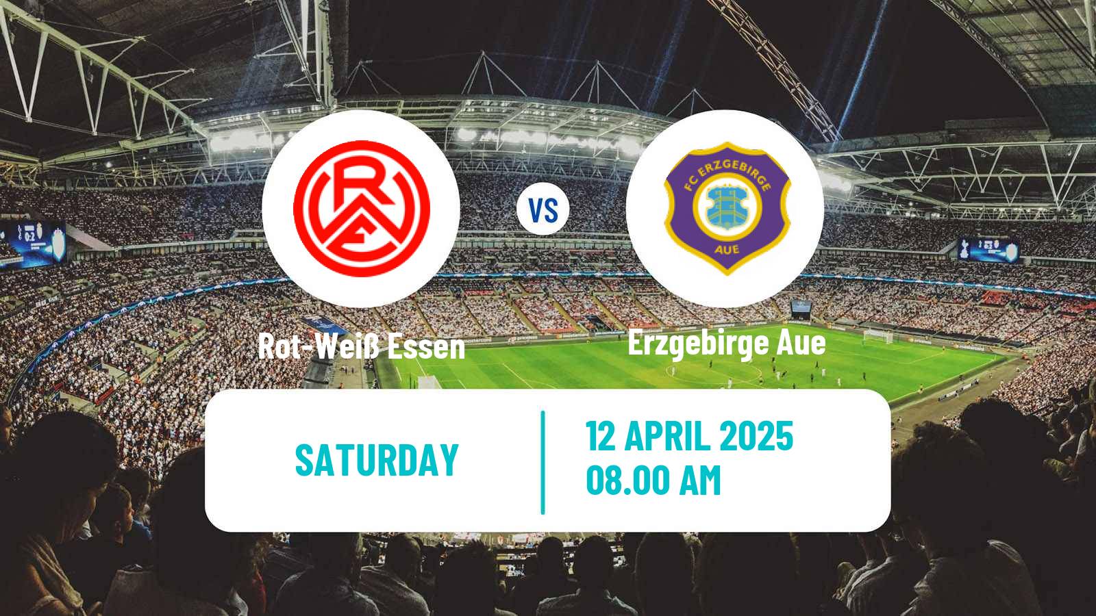 Soccer German 3 Bundesliga Rot-Weiß Essen - Erzgebirge Aue