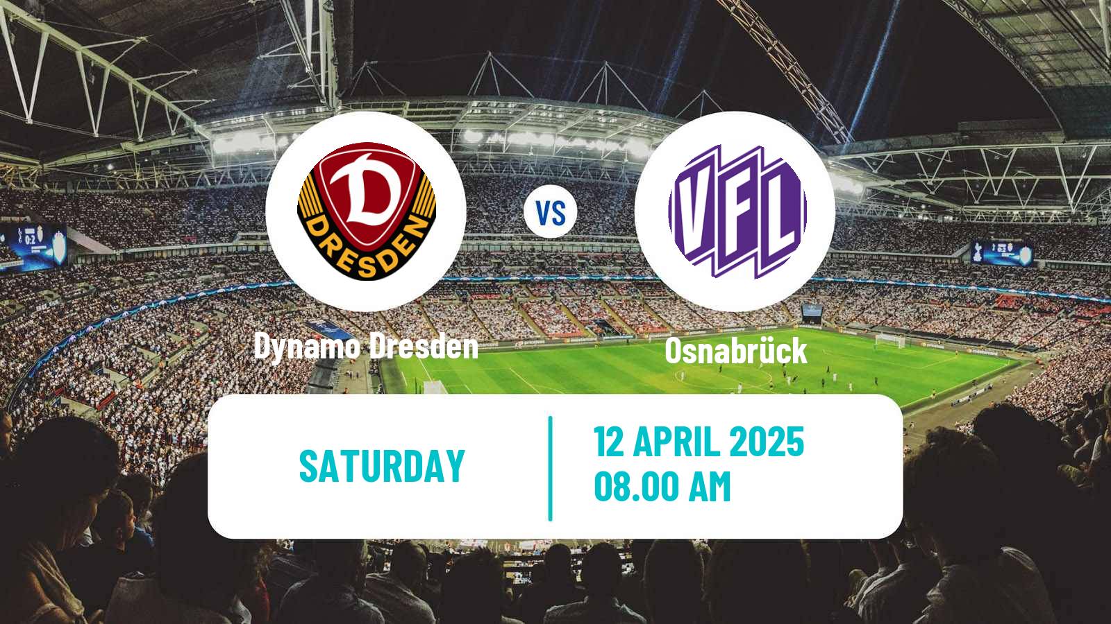 Soccer German 3 Bundesliga Dynamo Dresden - Osnabrück