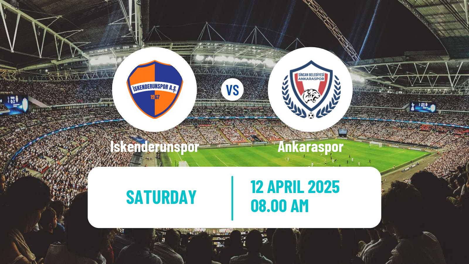 Soccer Turkish Second League White Group Iskenderunspor - Ankaraspor