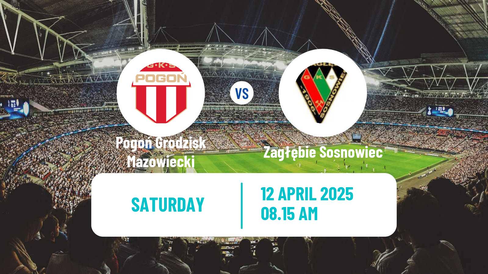 Soccer Polish Division 2 Pogoń Grodzisk Mazowiecki - Zagłębie Sosnowiec