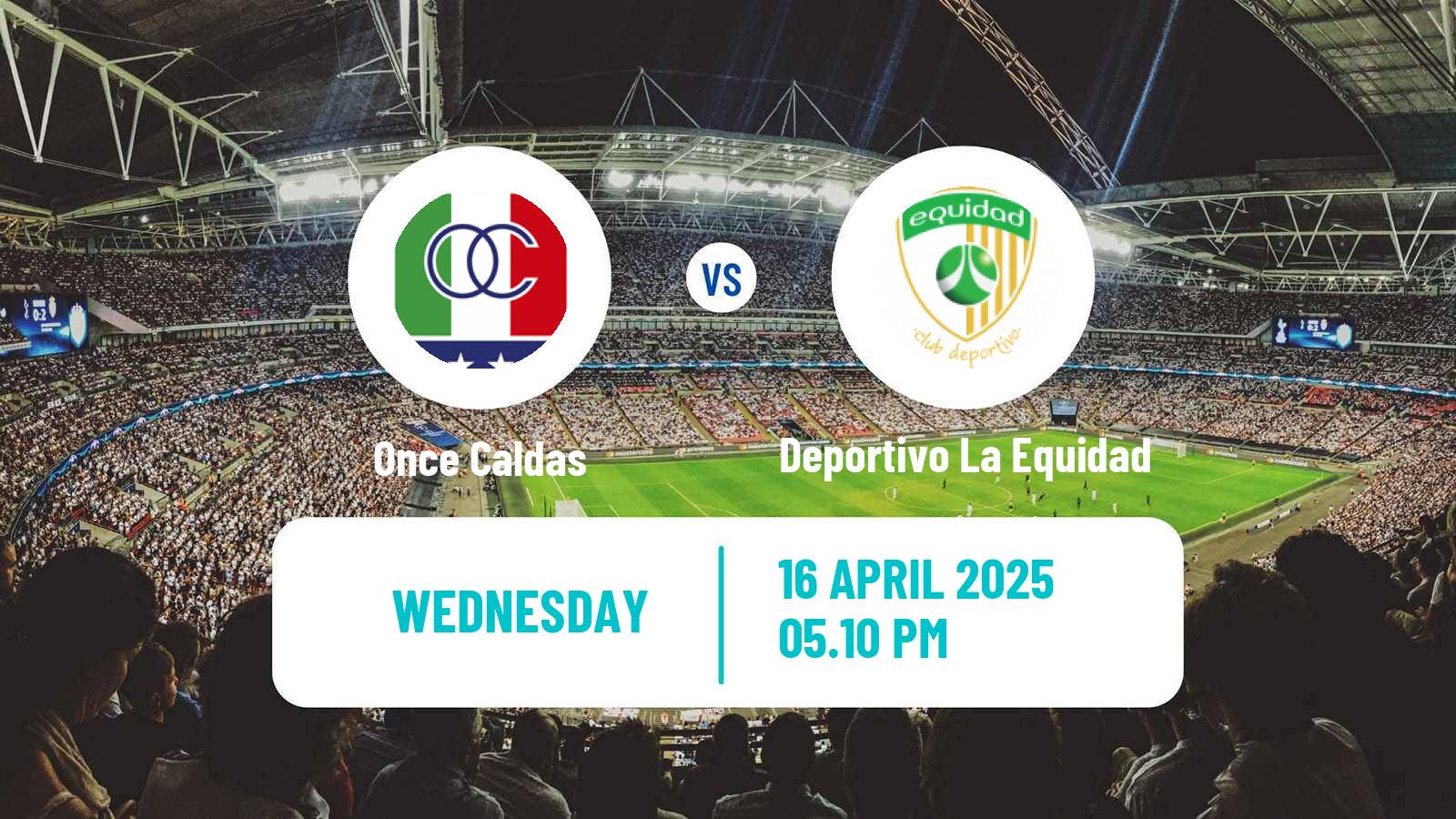 Football Colombian Primera A Once Caldas - Deportivo La Equidad