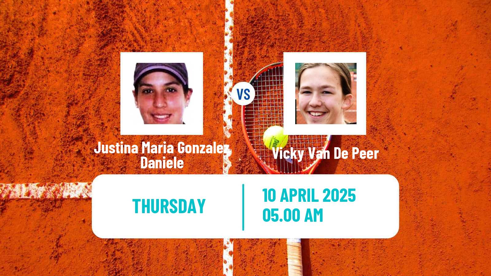 Tennis ITF W15 Antalya 10 Women Justina Maria Gonzalez Daniele - Vicky Van De Peer