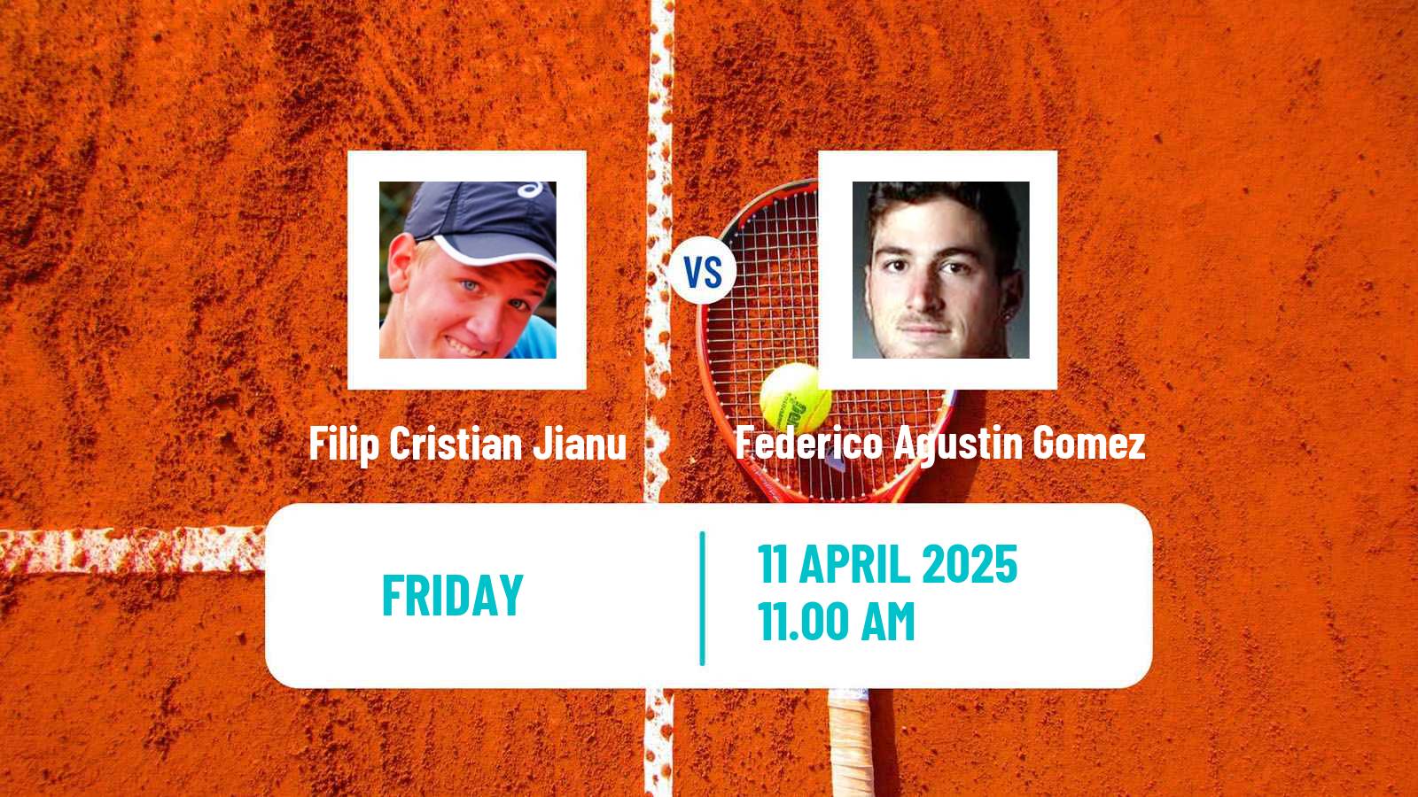 Tennis Sarasota Challenger Men Filip Cristian Jianu - Federico Agustin Gomez