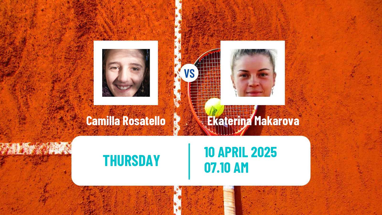 Tennis ITF W75 Bellinzona Women Camilla Rosatello - Ekaterina Makarova