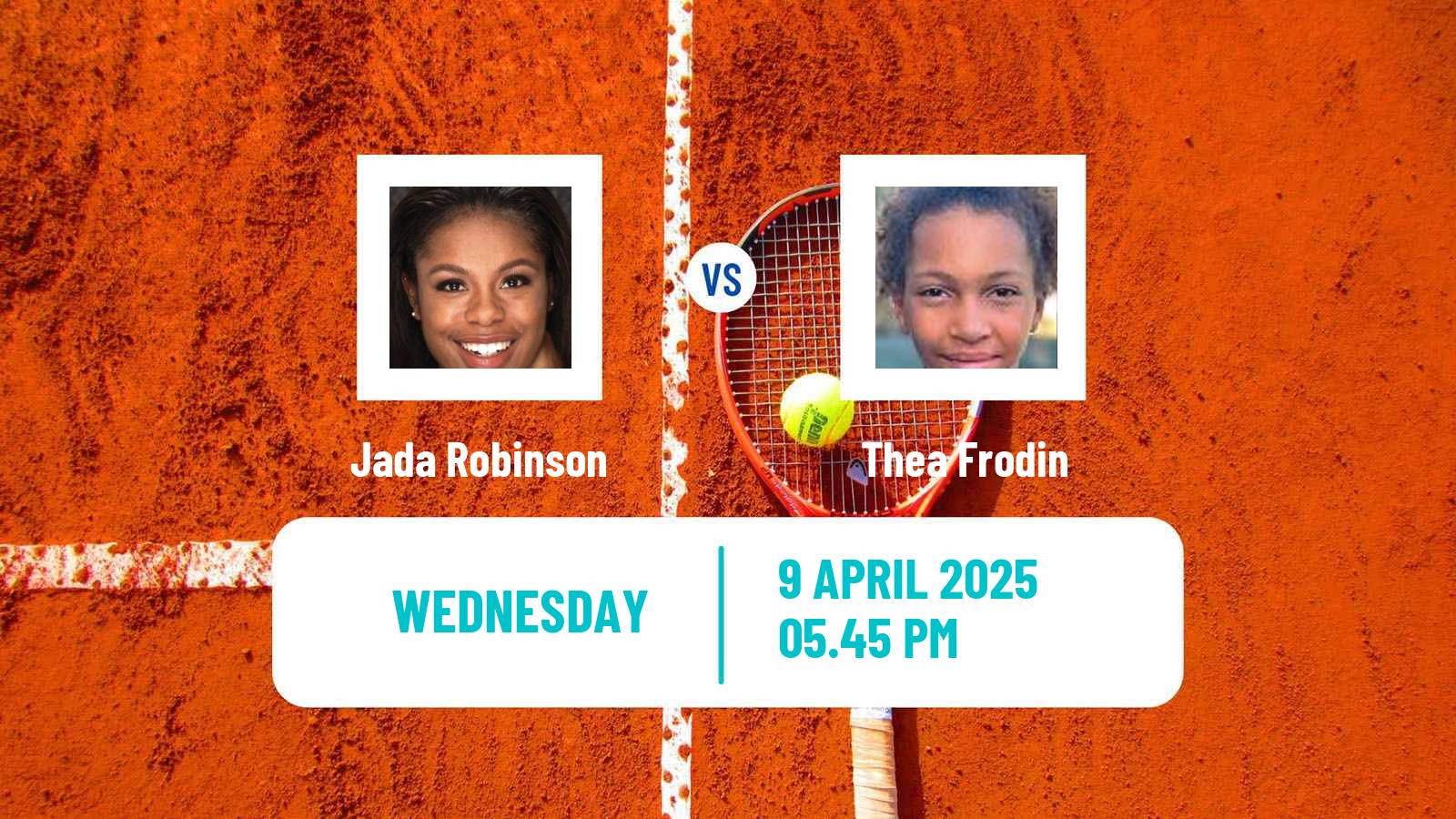 Tennis ITF W35 Boca Raton Fl Women Jada Robinson - Thea Frodin