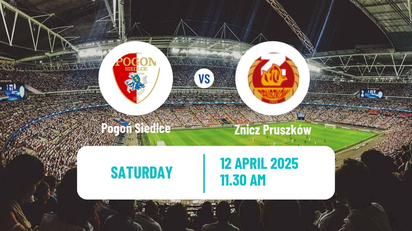 Soccer Polish Division 1 Pogoń Siedlce - Znicz Pruszków