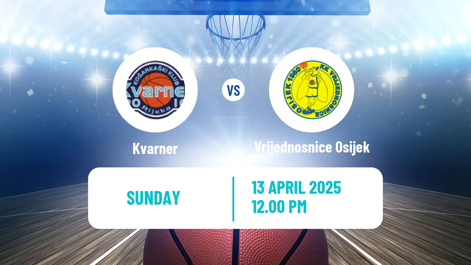 Basketball Croatian Premijer Liga Basketball Kvarner - Vrijednosnice Osijek
