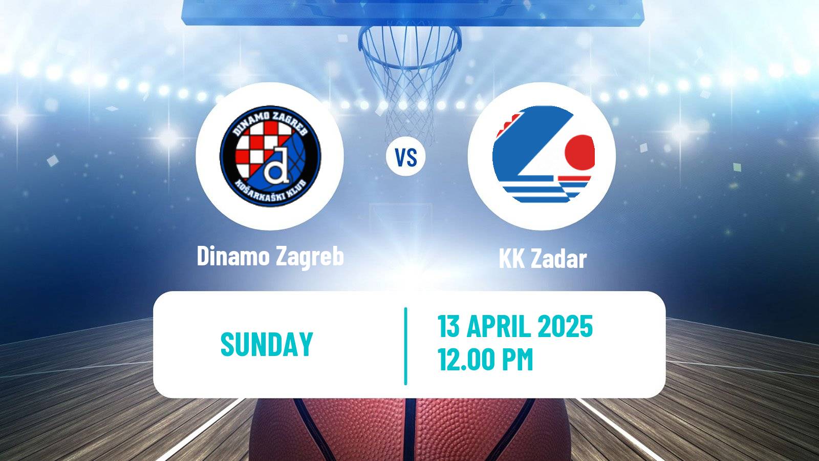 Basketball Croatian Premijer Liga Basketball Dinamo Zagreb - KK Zadar